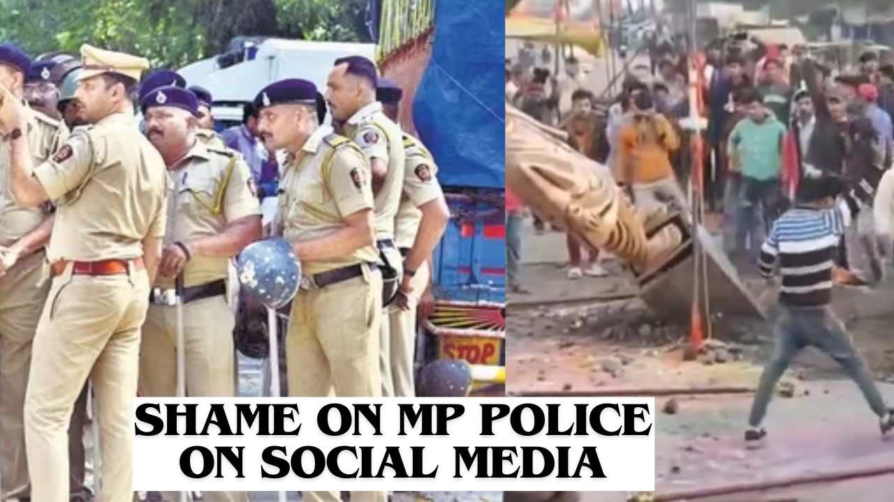 shame on mp police