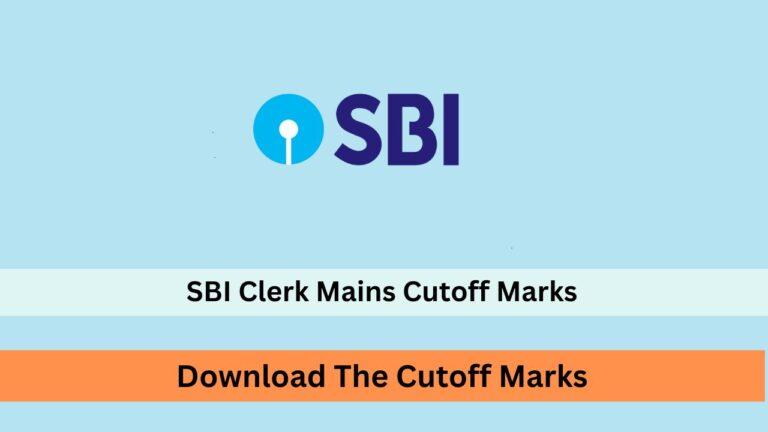 SBI Clerk Mains
